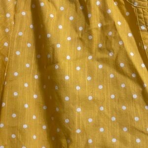 Old Navy Gold 3/4 Sleeve Relaxed Tunic